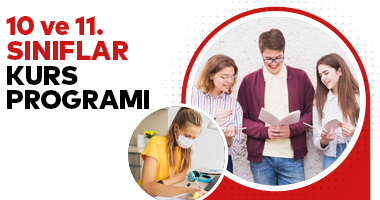 10 ve 11. sınıflar  kurs  programı